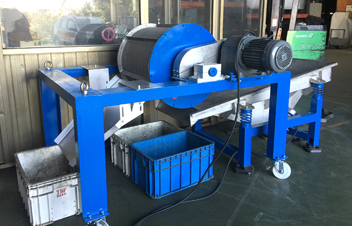 Customized Magnetic Drum Separator Designed for the CNC solutions.