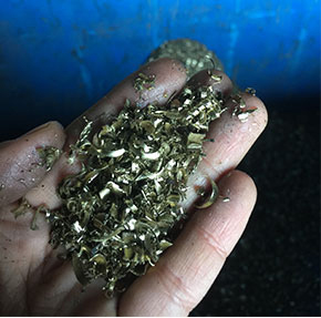 Copper after magnetic sorting