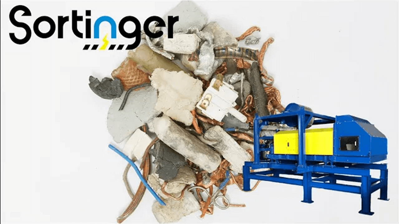 eddy current separator for shredded E-scrap