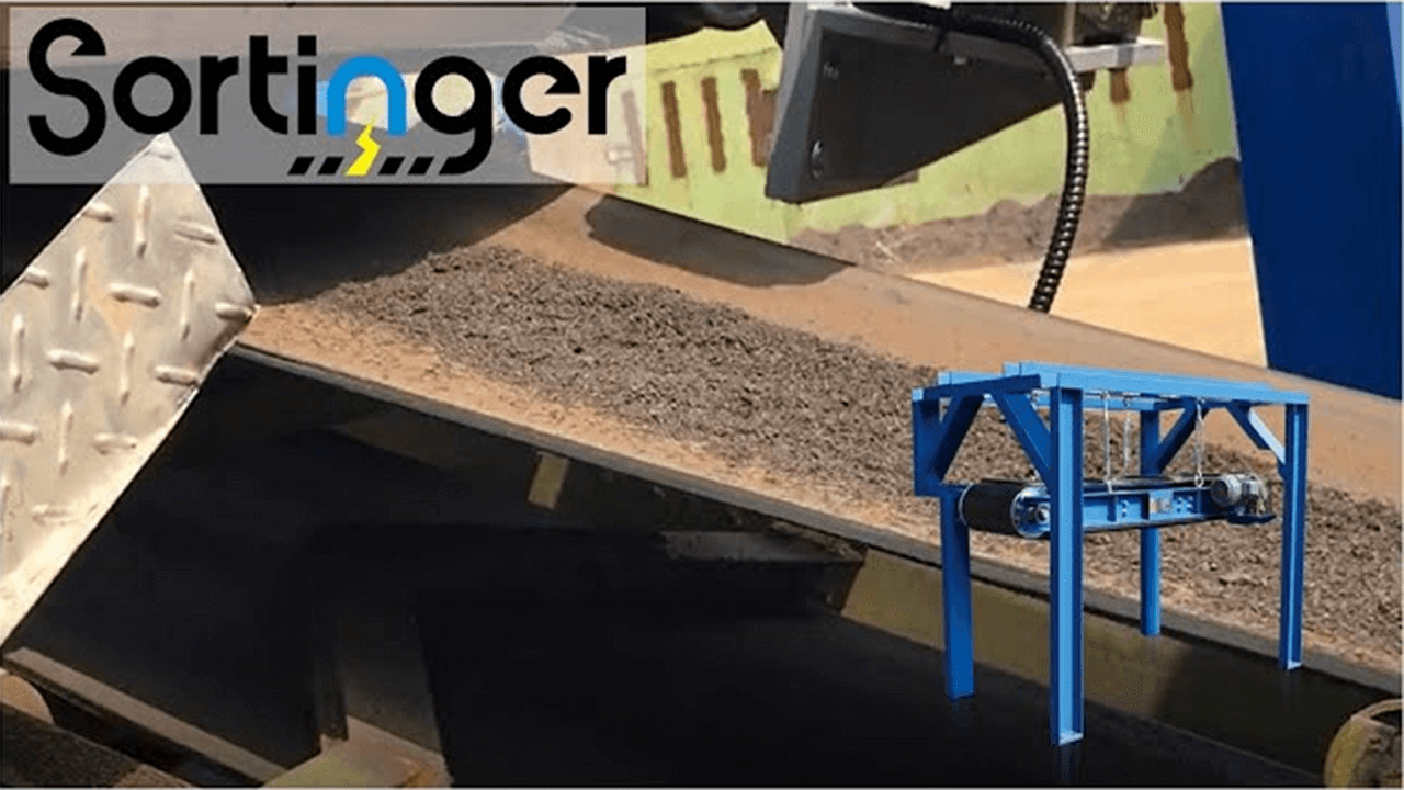 suspended permanent magnetic separator for iron sand & sand