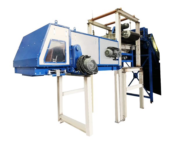 Z Type Belt Conveyor + Vibration Feeder + Suspended Magnetic Separator + Eddy Current Separator